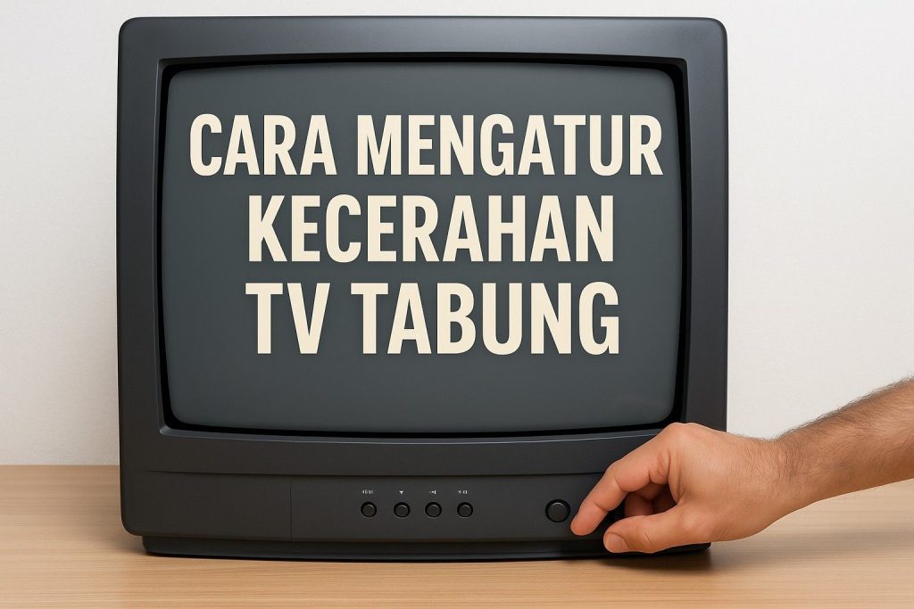 Cara Mengatur Kecerahan TV Tabung