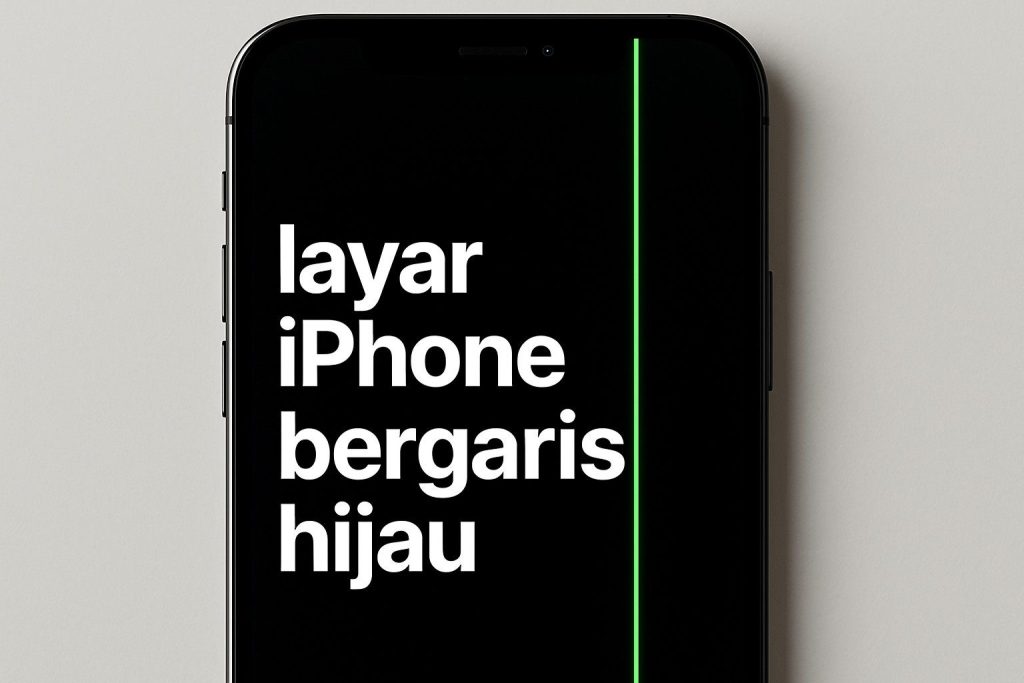 Penyebab dan Solusi Layar Iphone Bergaris Hijau