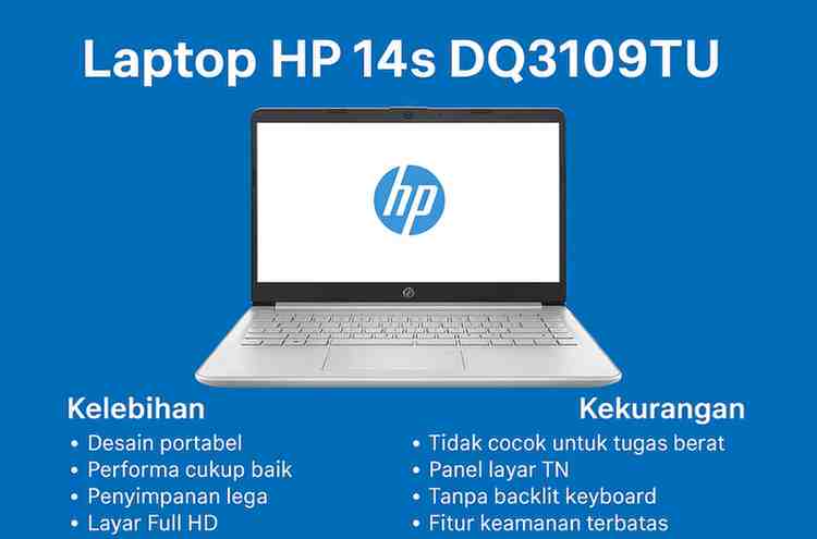 Laptop HP 14s dq3109tu Kelebihan dan Kekurangan
