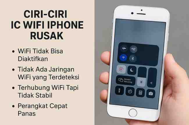 Ciri Ciri IC Wifi Iphone Rusak