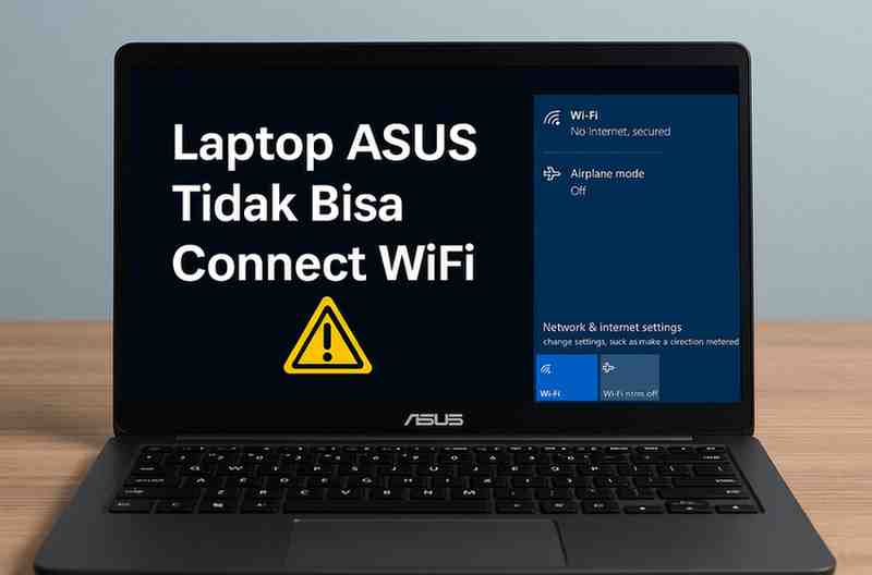Laptop ASUS Tidak Bisa Connect WiFi