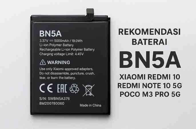 Keunggulan Baterai BN5A untuk Xiaomi Redmi 10 Series